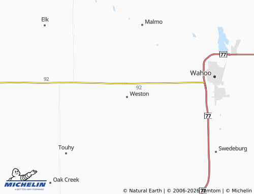 Mappa MICHELIN Weston - ViaMichelin