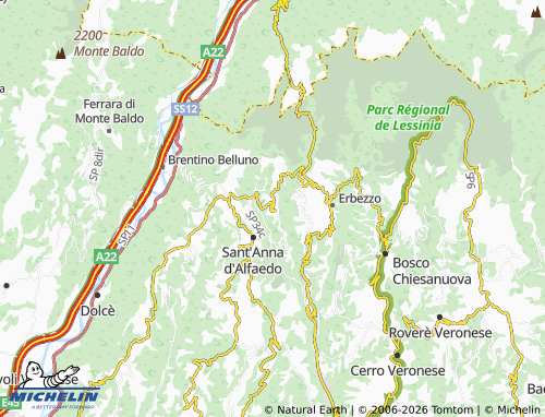 Mappa MICHELIN Ronconi - ViaMichelin