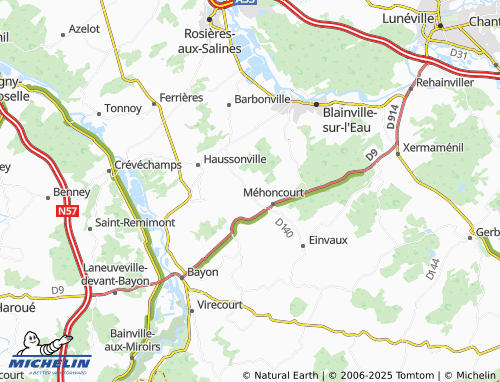 MICHELIN Romain map - ViaMichelin