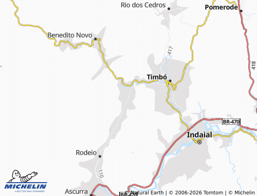Carte MICHELIN Rodeio 12 - ViaMichelin