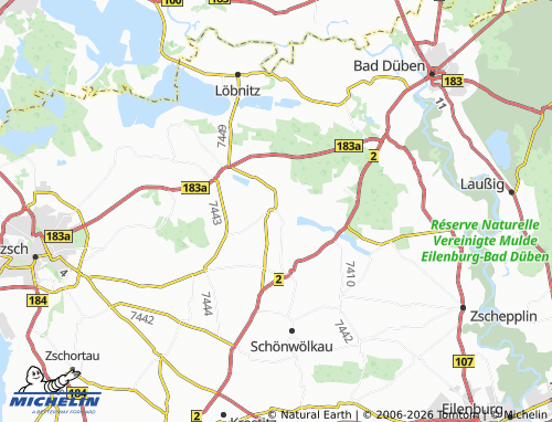 MICHELIN Badrina map - ViaMichelin