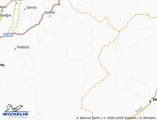 MICHELIN Cuma map - ViaMichelin