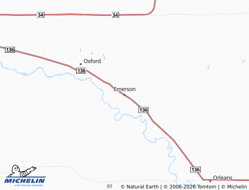 Mapa MICHELIN Emerson - ViaMichelin