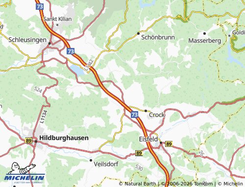 Mapa MICHELIN Brattendorf - ViaMichelin