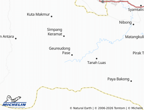 MICHELIN Geureudong Pase map - ViaMichelin