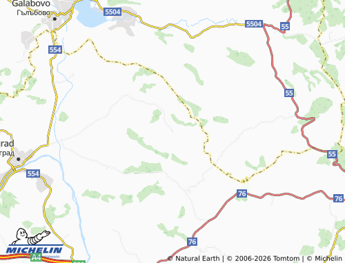 Mappa MICHELIN Tyanevo - ViaMichelin
