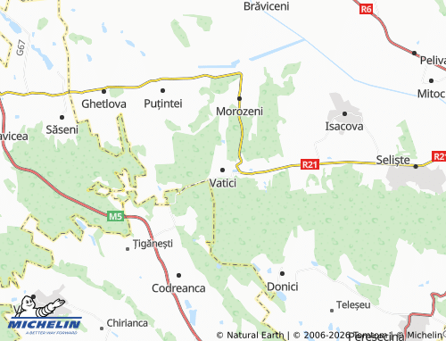 Mappa MICHELIN Vatici - ViaMichelin