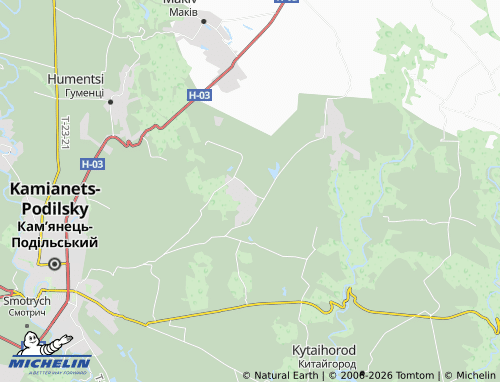 MICHELIN Abrykosivka map - ViaMichelin