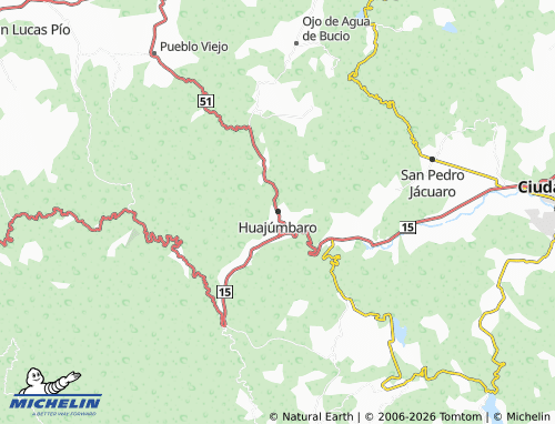 Mappa MICHELIN Huajúmbaro - ViaMichelin