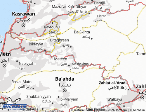 Mapa MICHELIN al-Murouj - ViaMichelin