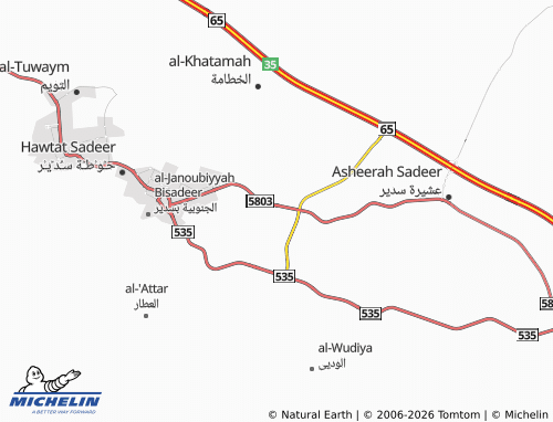 Kaart MICHELIN al-Narjis - ViaMichelin