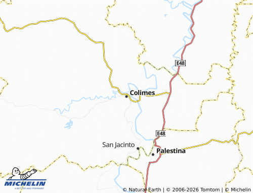 MICHELIN-Landkarte Colimes - ViaMichelin