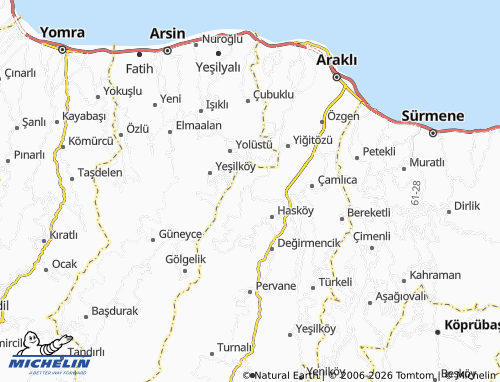 MICHELIN Ayvadere map - ViaMichelin