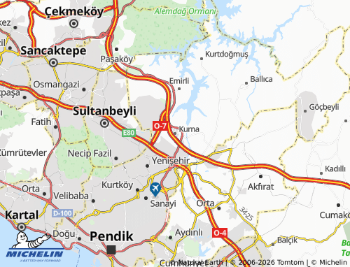 MICHELIN Kurna map - ViaMichelin