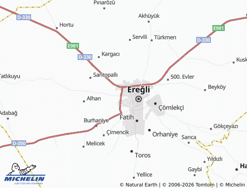 MICHELIN Şinasi map - ViaMichelin