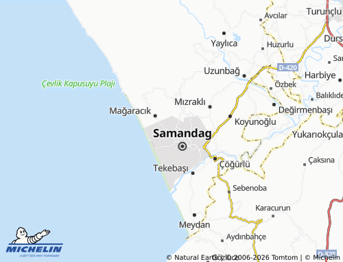Mappa MICHELIN Kurtderesi - ViaMichelin
