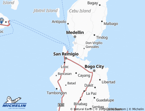 MICHELIN Argawanon map - ViaMichelin