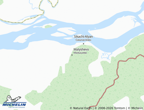 MICHELIN-Landkarte Malyshevo - ViaMichelin