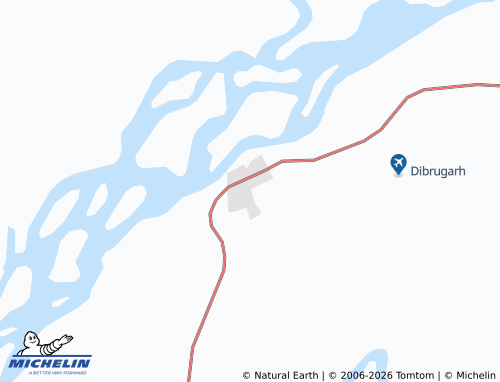 MICHELIN-Landkarte Dibrugrh - ViaMichelin