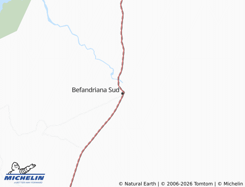 Mappa MICHELIN Befandriana Sud - ViaMichelin