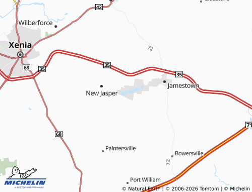 Carte MICHELIN Shawnee Hills - ViaMichelin
