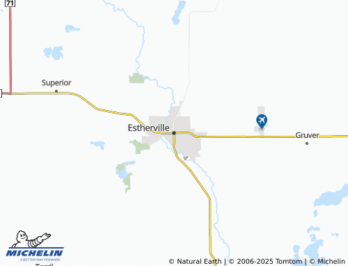 MICHELIN Estherville map - ViaMichelin