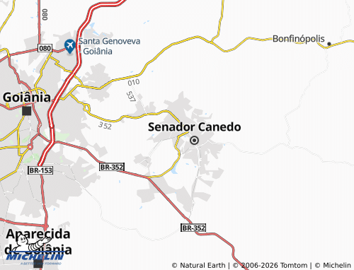MICHELIN Setor Comercial map - ViaMichelin