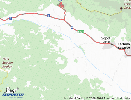 MICHELIN Bogdan map - ViaMichelin