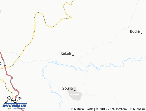 MICHELIN Kebali map - ViaMichelin