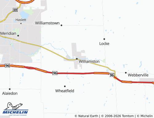 Mapa MICHELIN Williamston - ViaMichelin