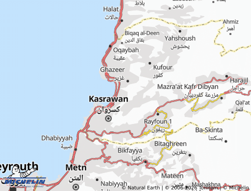Mappa MICHELIN Sahil Alima - ViaMichelin