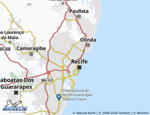 MICHELIN Campo Grande map - ViaMichelin