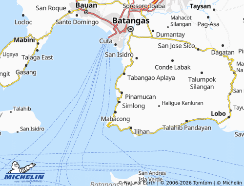 MICHELIN Pinamucan map - ViaMichelin