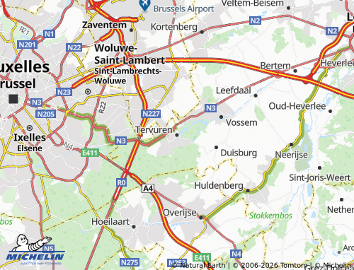 Mapa MICHELIN Tervuren - ViaMichelin