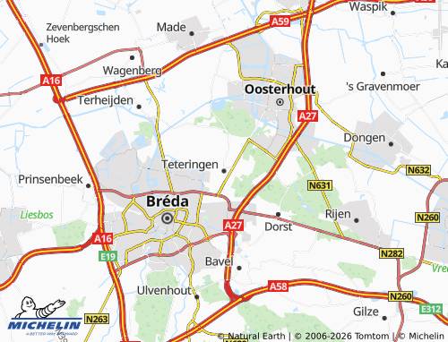 MICHELIN Teteringen map - ViaMichelin
