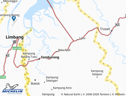 Mapa MICHELIN Kampung Lakiun - ViaMichelin