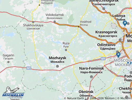 Mapa MICHELIN Ruza - ViaMichelin