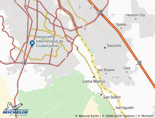 Mappa MICHELIN Valle de América - ViaMichelin