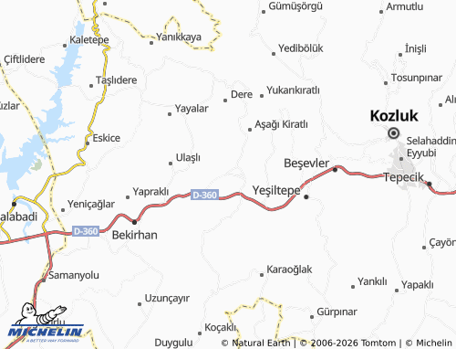 Mappa MICHELIN Kavakdibi - ViaMichelin
