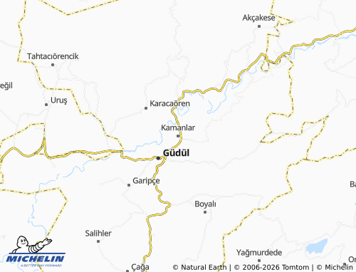 MICHELIN Kamanlar map - ViaMichelin