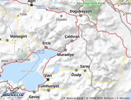 Mapa MICHELIN Muradiye - ViaMichelin