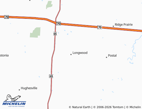 Mapa MICHELIN Longwood - ViaMichelin