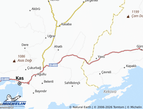 MICHELIN Sarılar map - ViaMichelin