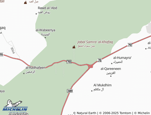 MICHELIN Al Muayqilat map - ViaMichelin