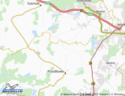 MICHELIN Kłosowo map - ViaMichelin