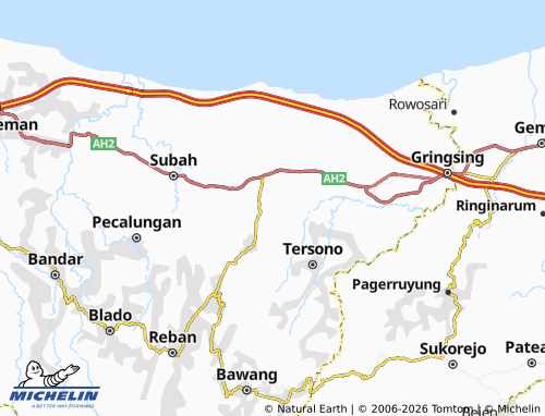 Carte MICHELIN Rowosari - ViaMichelin