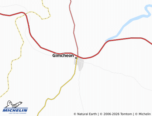 Mappa MICHELIN Gimcheon - ViaMichelin
