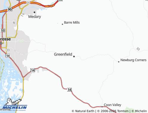 Carte MICHELIN Greenfield - ViaMichelin