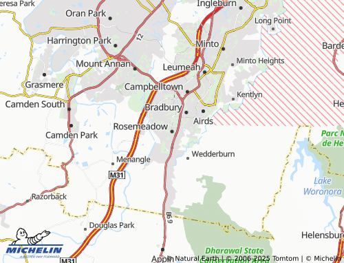 MICHELIN Rosemeadow map - ViaMichelin