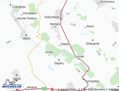 Mapa MICHELIN Didești - ViaMichelin